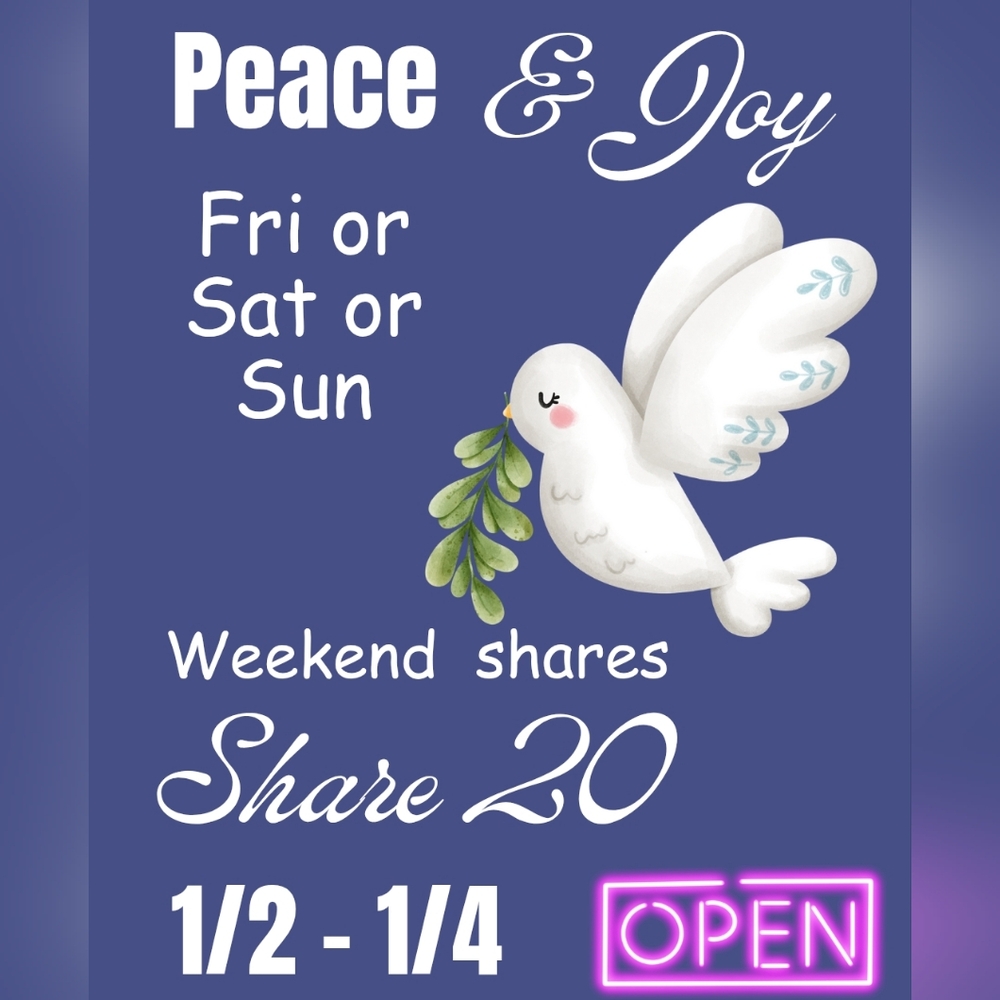 🕊 💕🕊 1/2-1/4 OPEN 🕊 SHARE 20 🕊 POSHERS CHOICE 💕 CLOSES FRIDAY AM